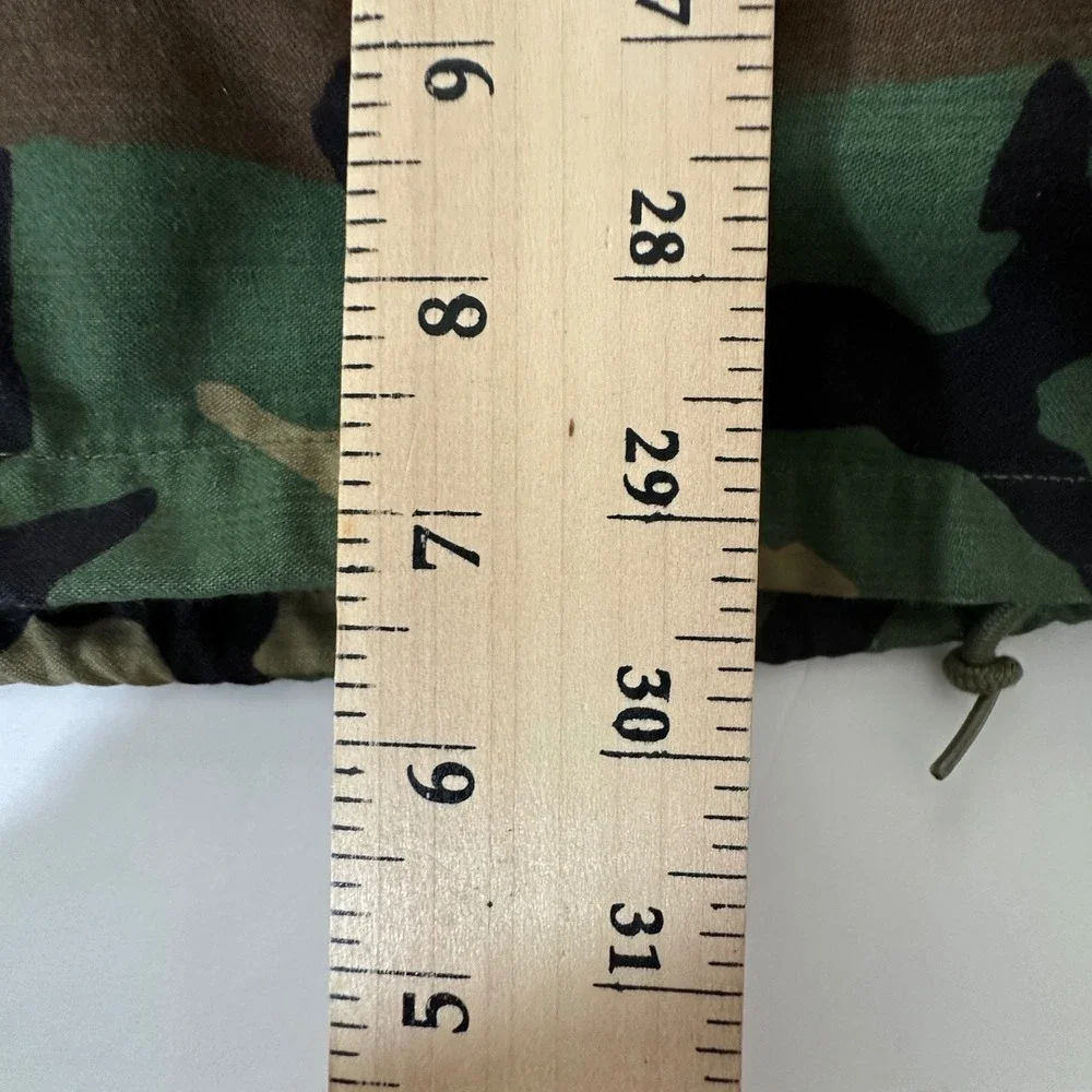 VTG 1974 US Army M-65 Field Jacket S Woodland Camo Coat Liner Military Tactical